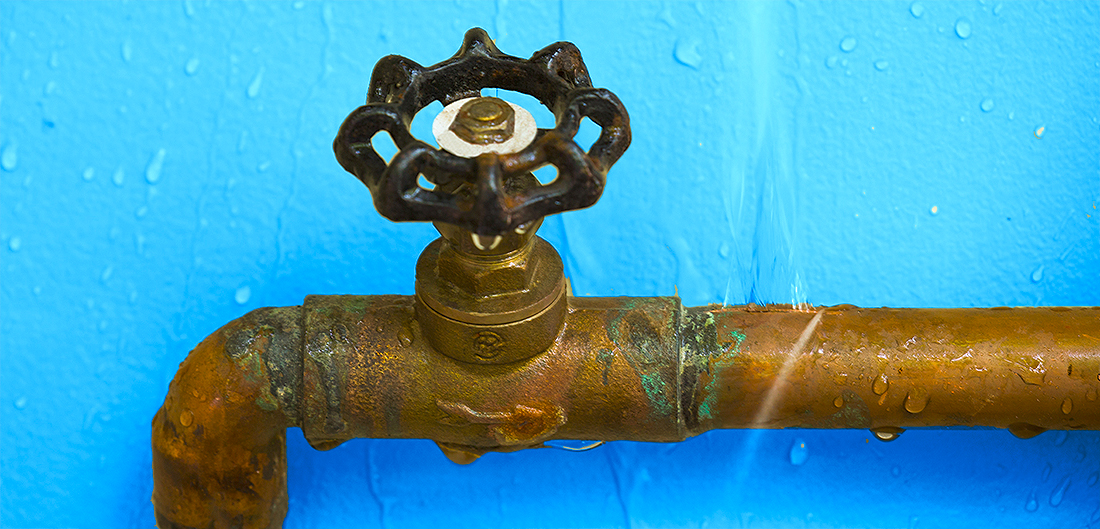 a water valve